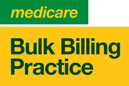 Medicare Bulk Billing Practice sign